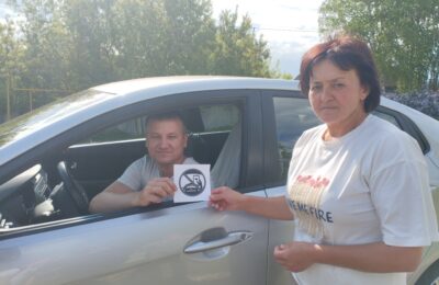 Уличная акция «Рулим без гаджетов: безопасность в приоритете»