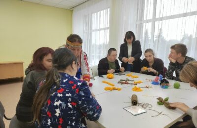 Состоялся мастер-класс «Кукла-оберег»